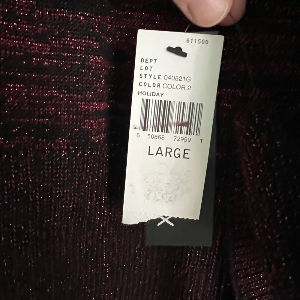 Alyx Burgundy Knit Sweater - Picture 3 of 3